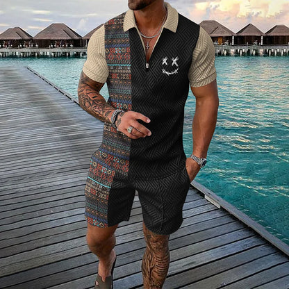 EMIL | TIME TRAVELER POLO SHIRT & SHORTS SET