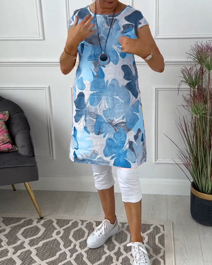 INGRID | CASUAL FLORAL DRESS