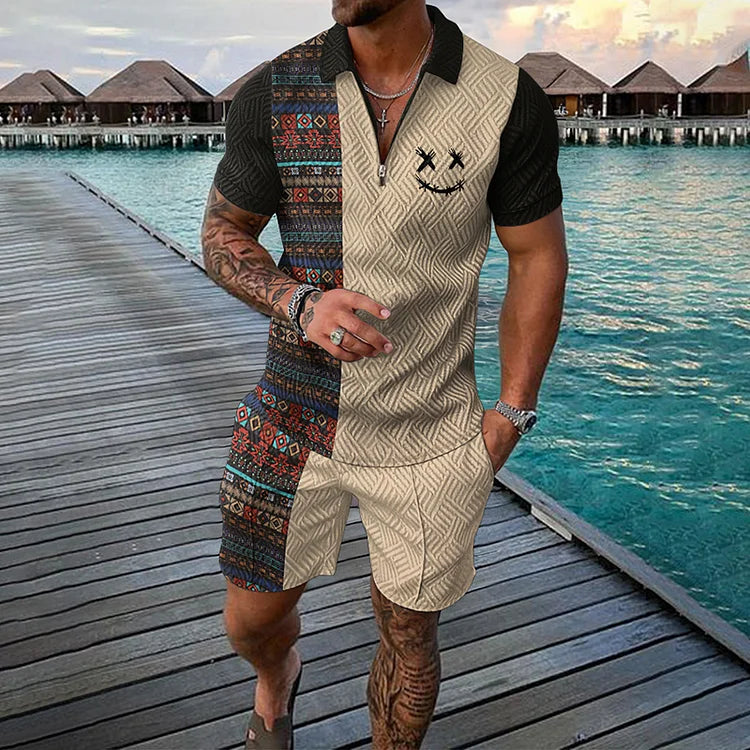 EMIL | TIME TRAVELER POLO SHIRT & SHORTS SET