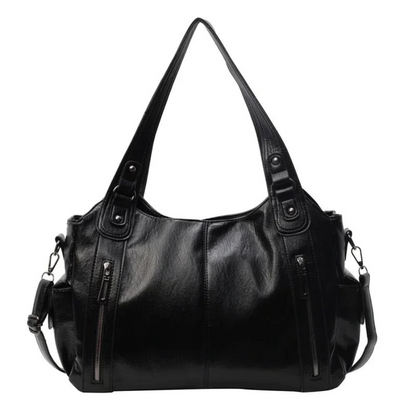 UMA - DUAL ZIPPER LARGE CAPACITY SHOULDER BAG