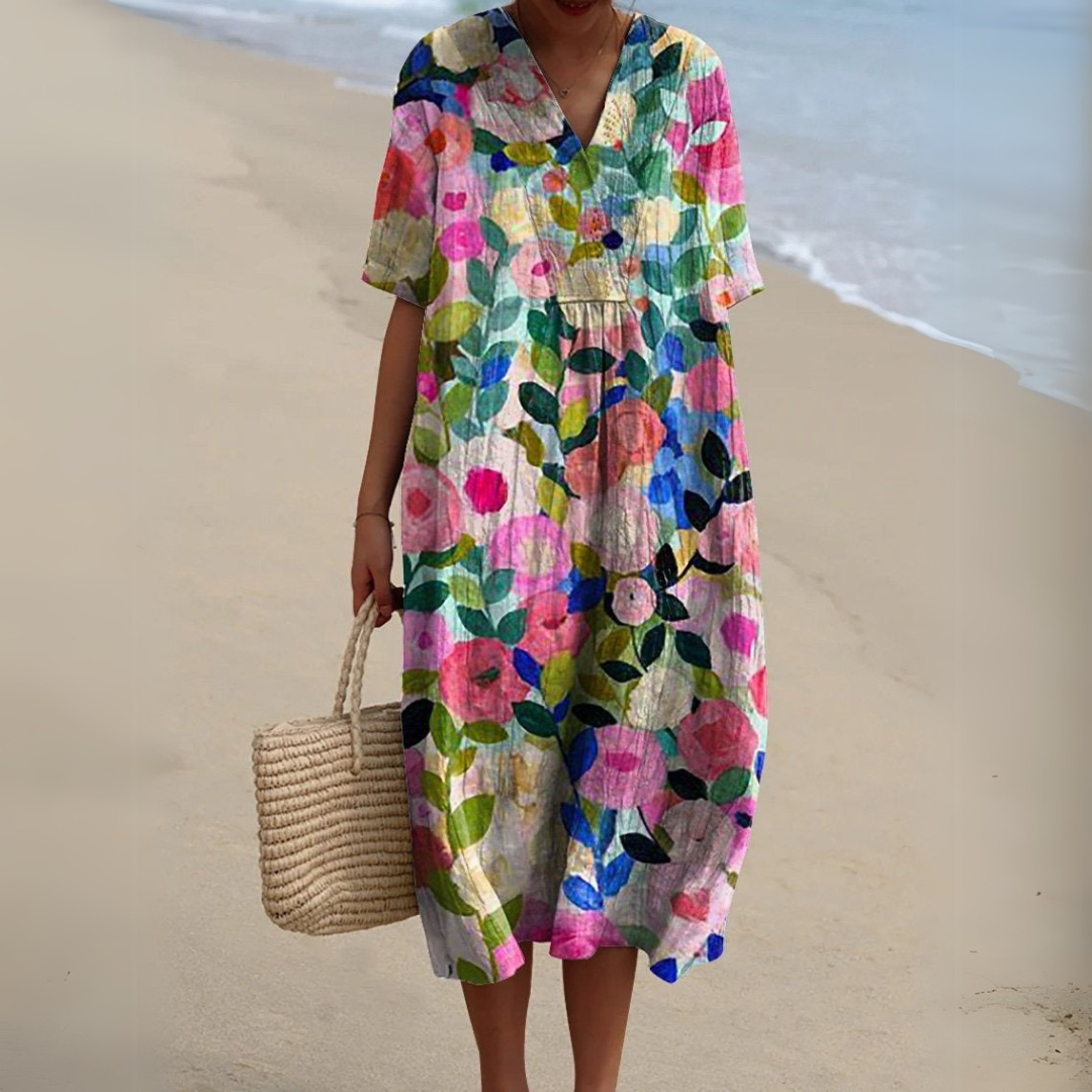 ROSALIE | ELEGANT FLORAL DRESS