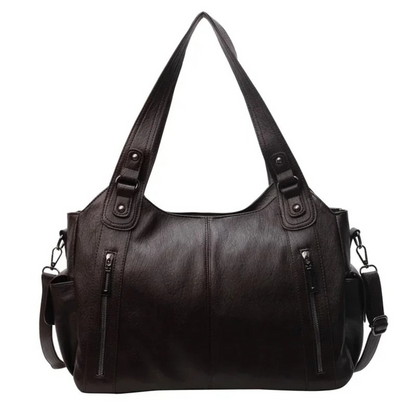 UMA - DUAL ZIPPER LARGE CAPACITY SHOULDER BAG