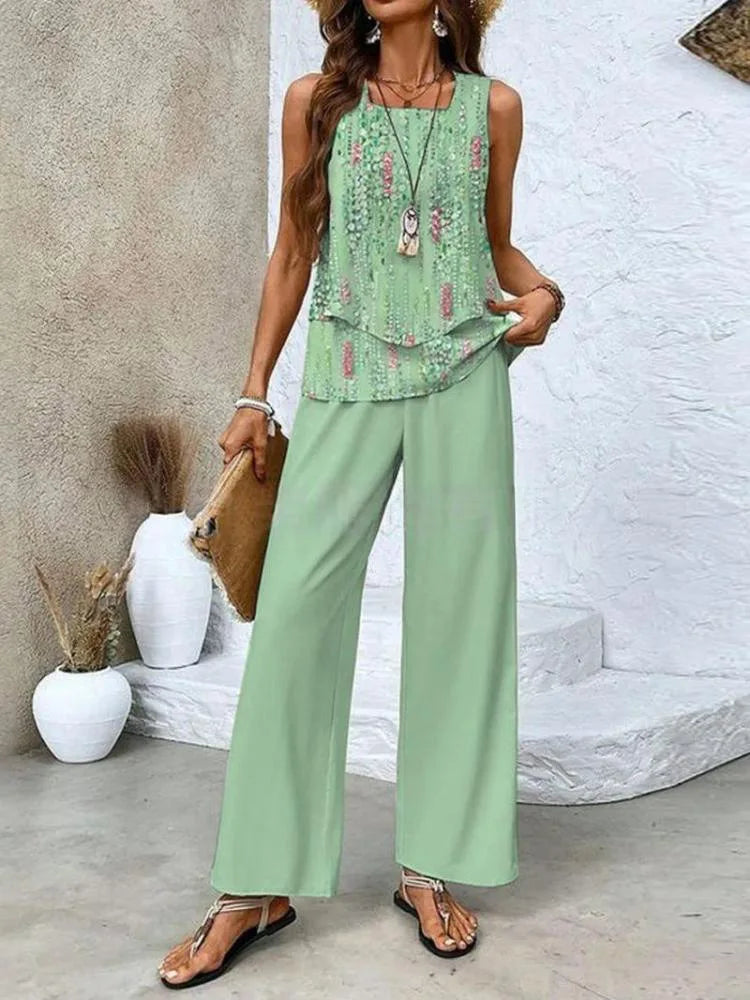 LOUISE | LIGHT ELEGANT TWO-PIECE SUMMER SUIT