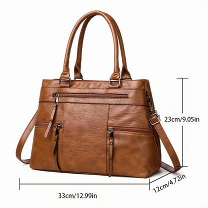 ELEANOR | LEATHER TOTE BAG