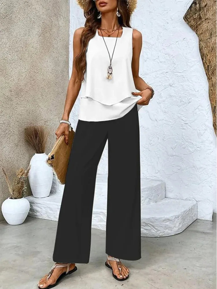 LOUISE | LIGHT ELEGANT TWO-PIECE SUMMER SUIT