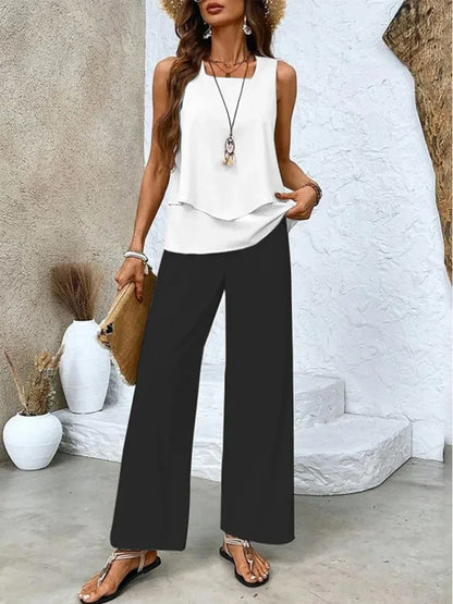 LOUISE | LIGHT ELEGANT TWO-PIECE SUMMER SUIT