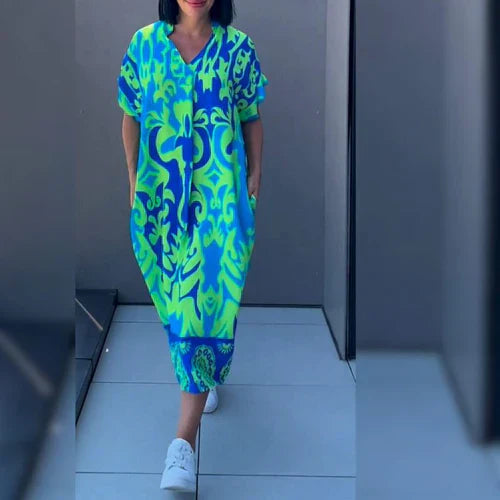 LESLEY | ELEGANT PRINTED DRESS